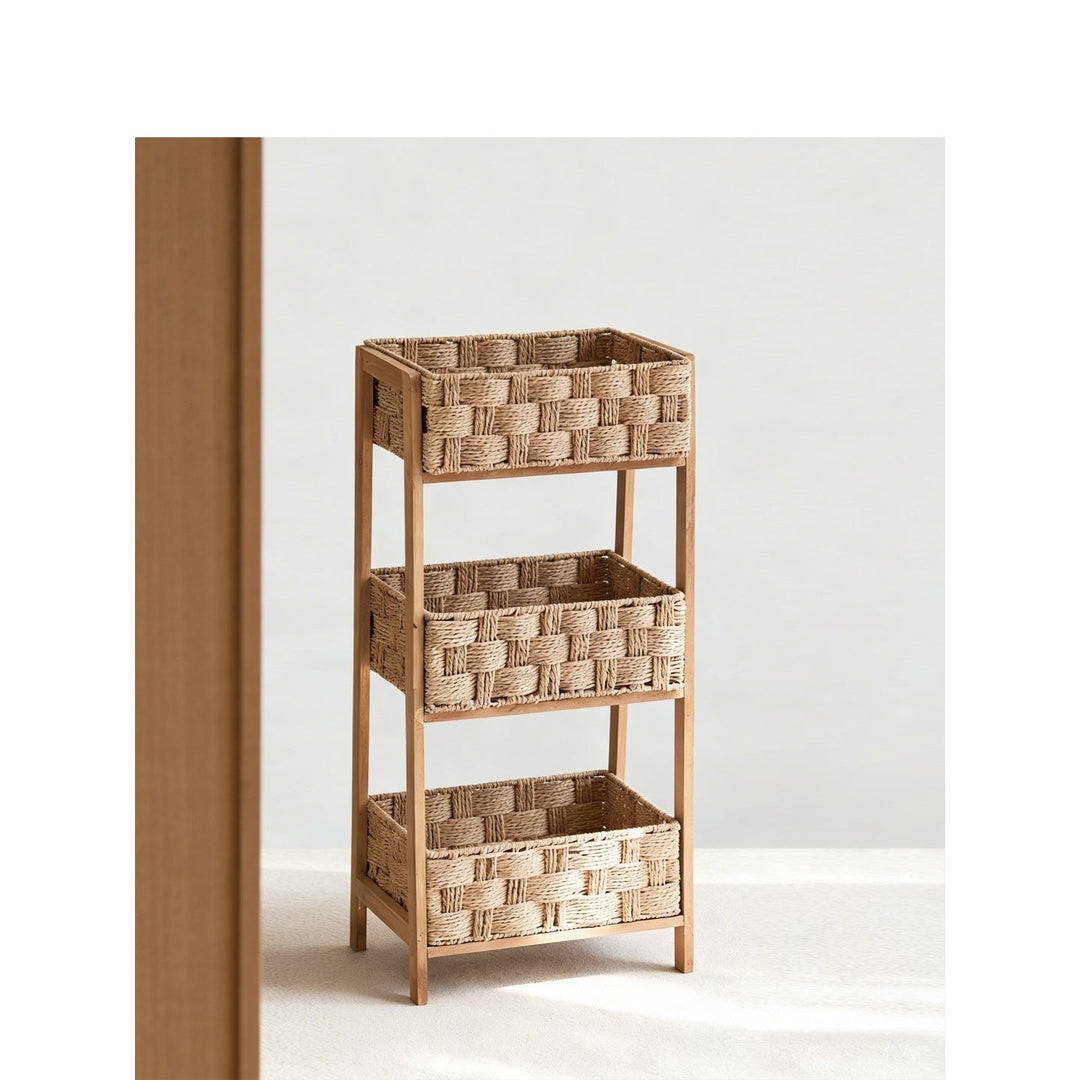 High-quality basket stand with three compartments
