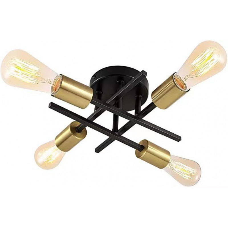 Contemporary geometric ceiling light