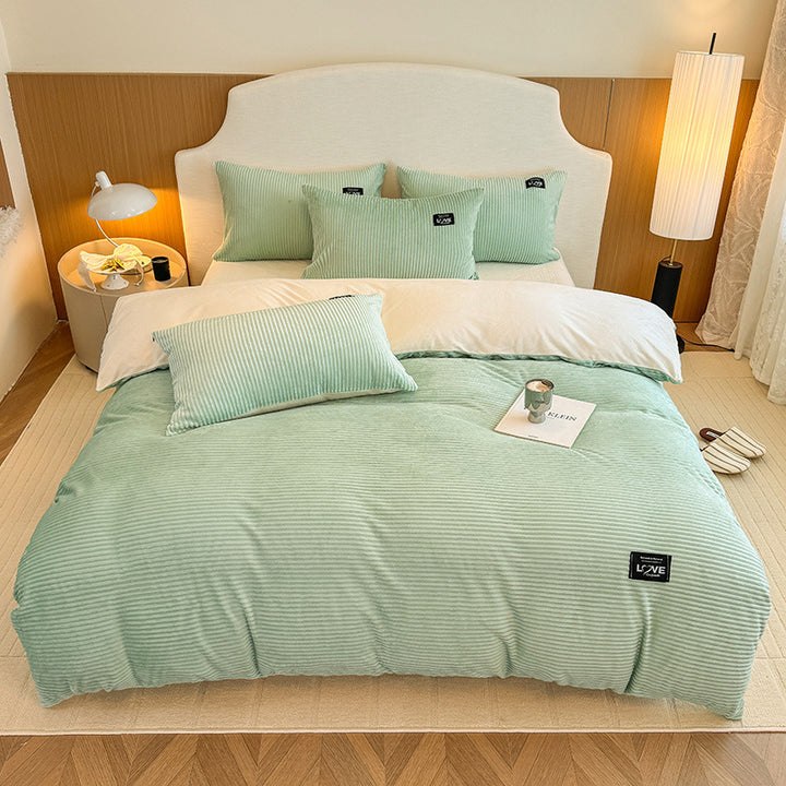 Soft Velvet Comforter Set