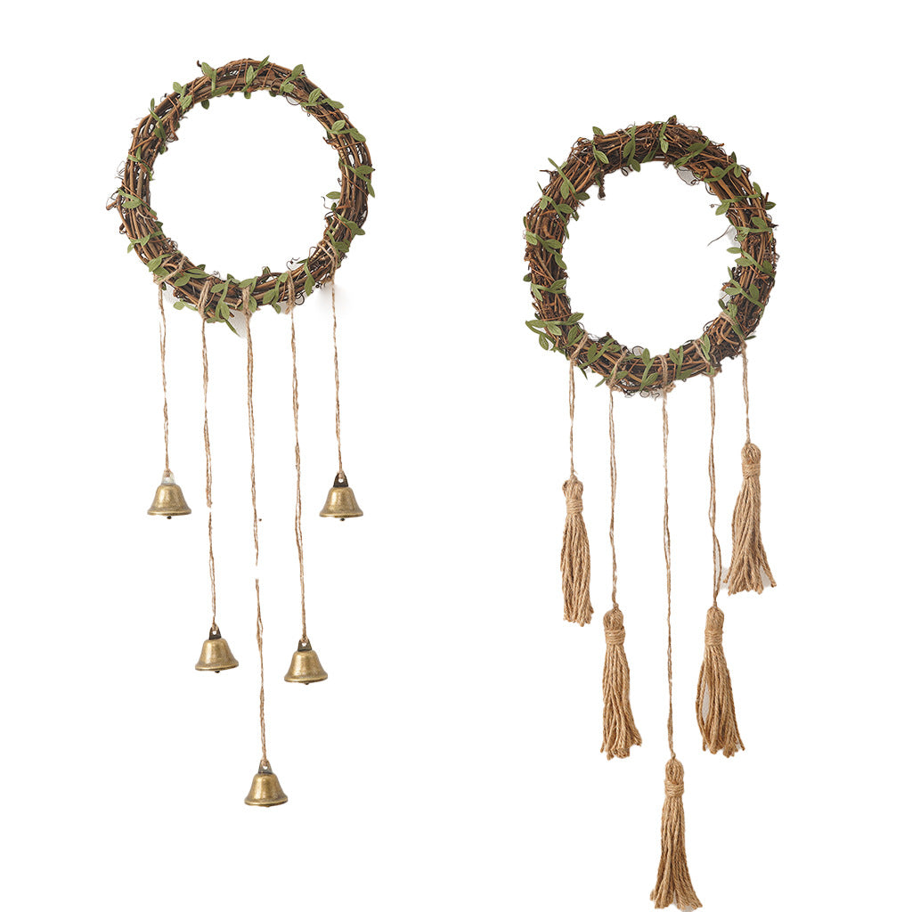 Decorative Wreath with Hanging Bells