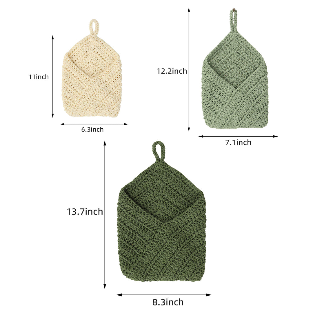 Hand-knotted storage bag