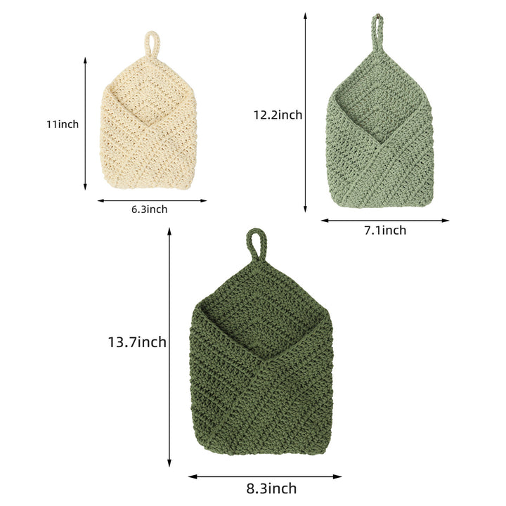 Hand-knotted storage bag
