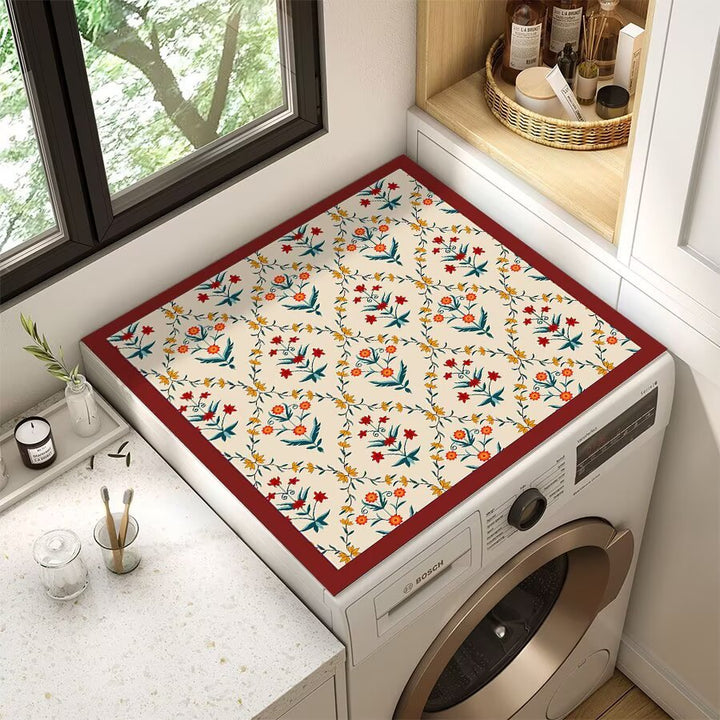 Floral Patterned Laundry Room Top Cover