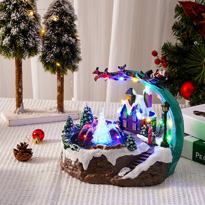 Christmas Village with Lighting