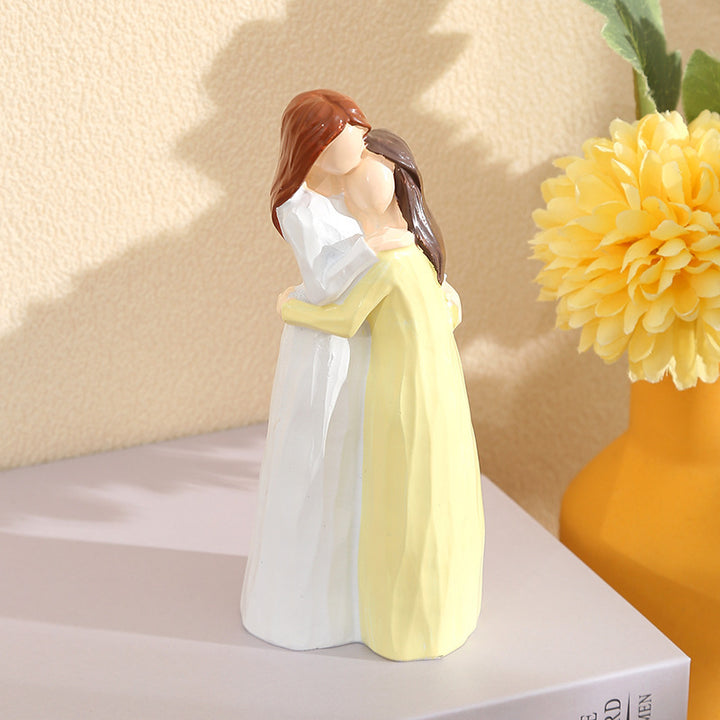 Embracing Couple Figurine