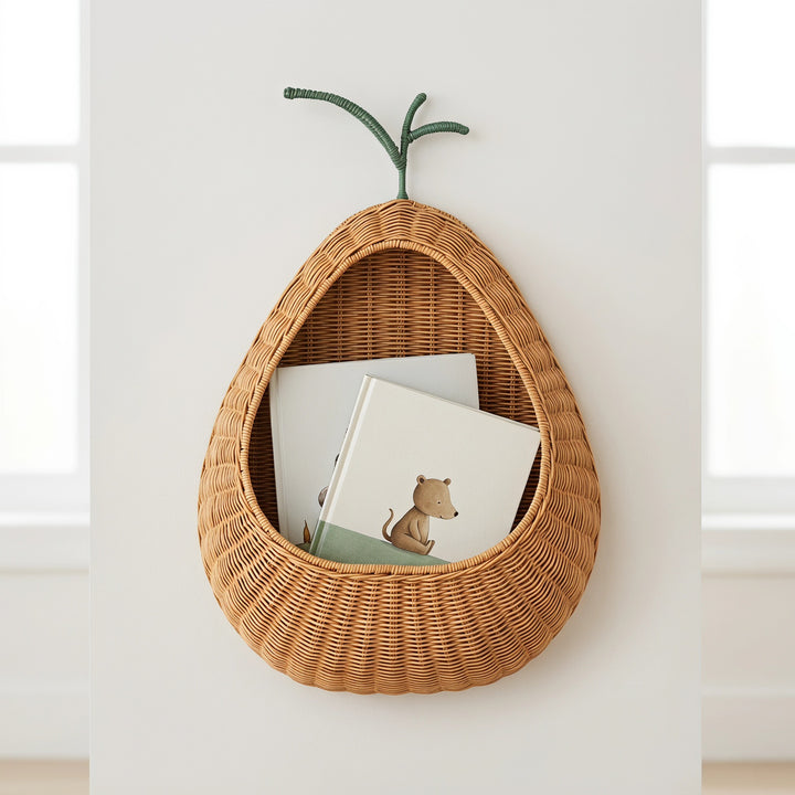 Wall basket in modern fruit design