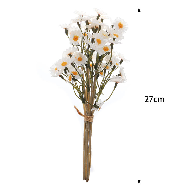 Decorative artificial flower arrangement