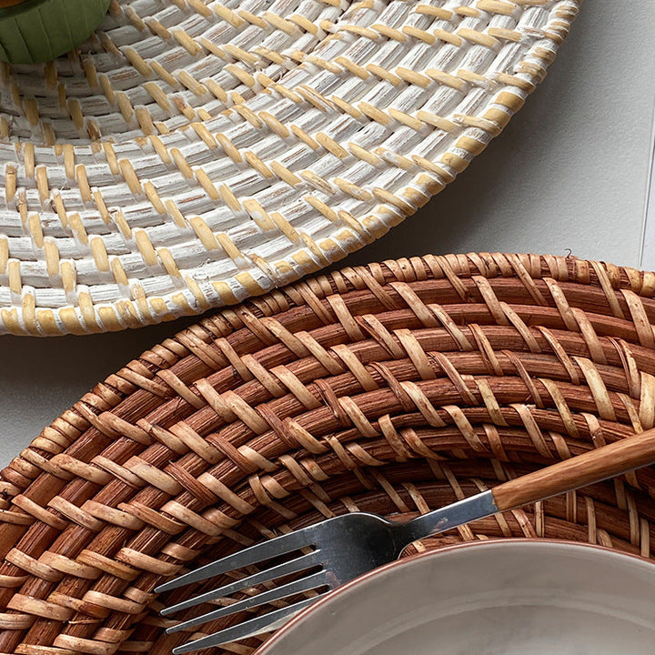 Decorative basket with ornate design