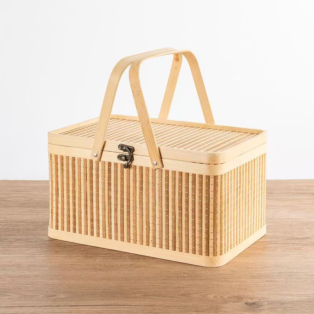 Practical Storage Basket Made of Rattan
