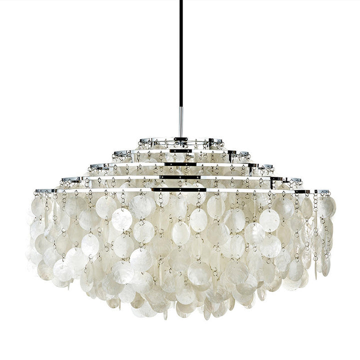 Muslin-inspired pendant light
