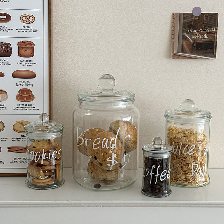Glass Storage Canister Set