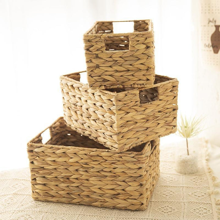 Handcrafted Decorative Woven Storage Cube