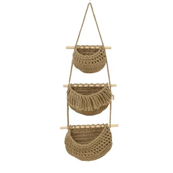 Hanging Crochet Storage Baskets