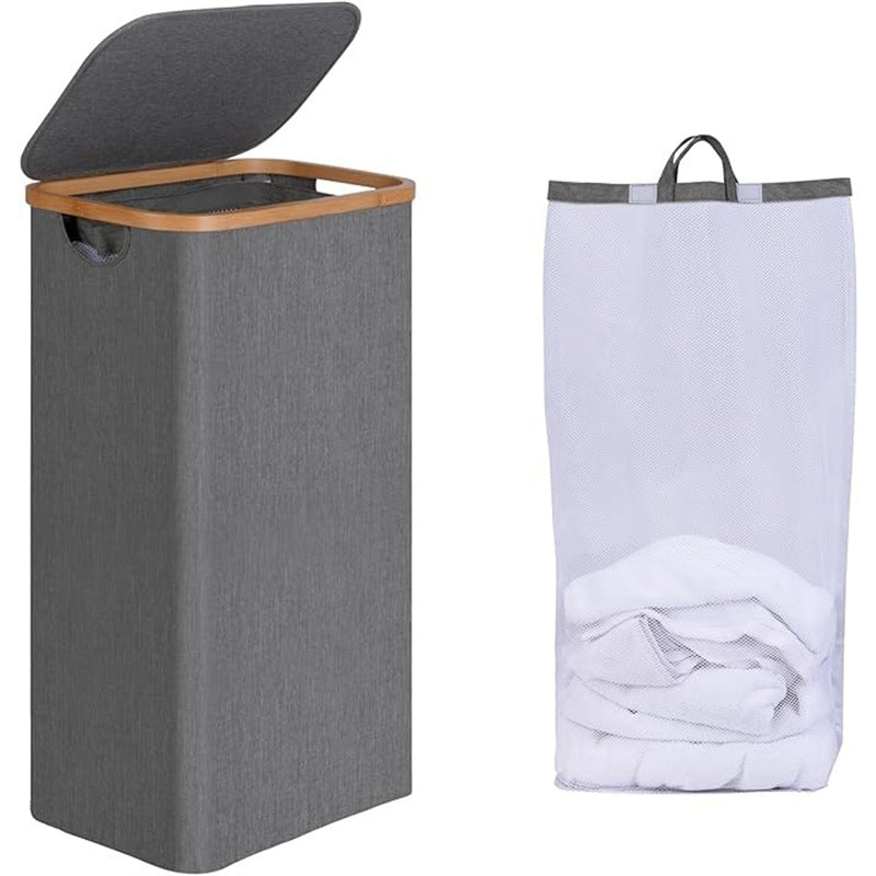 High-quality laundry container with removable inner bag