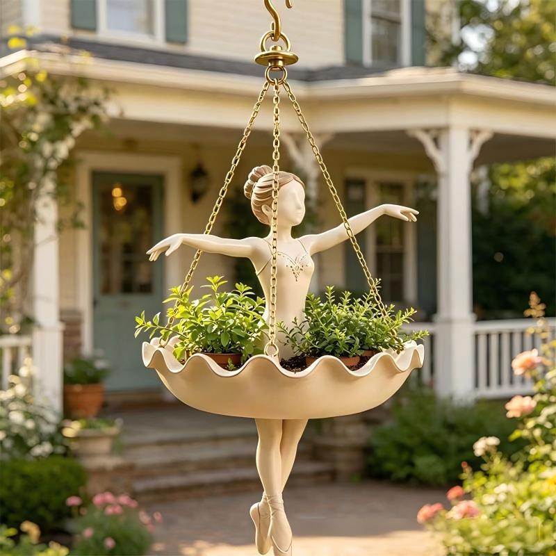 Decorative Flower Pot Hanging Figure