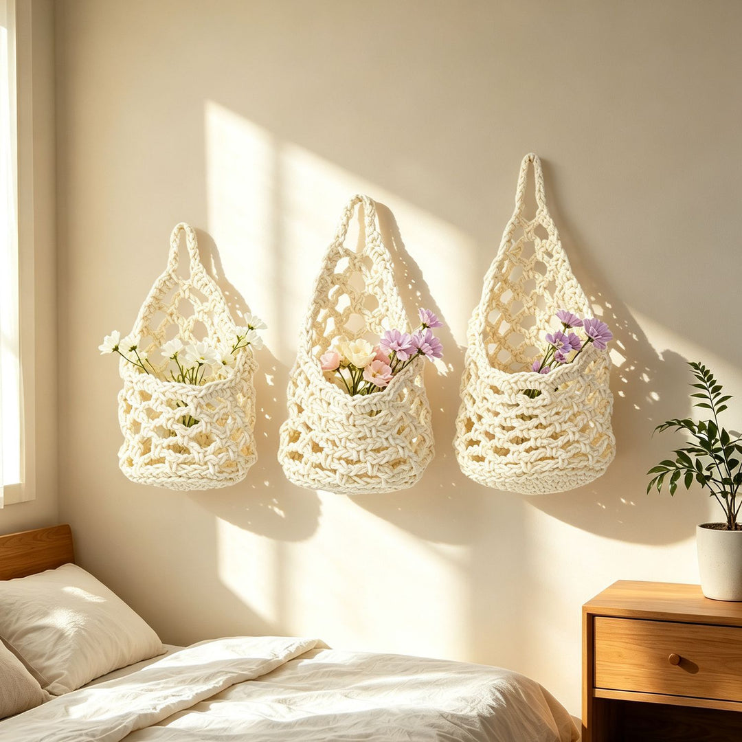 Macrame Flower Basket