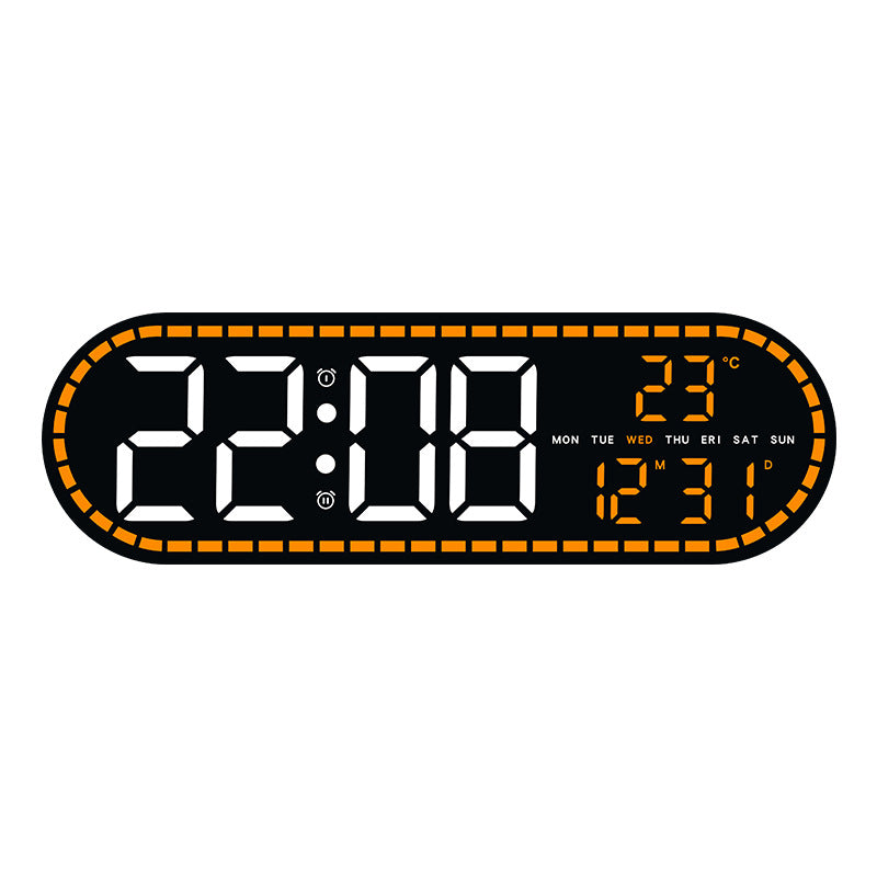 Digital multifunctional watch with large display