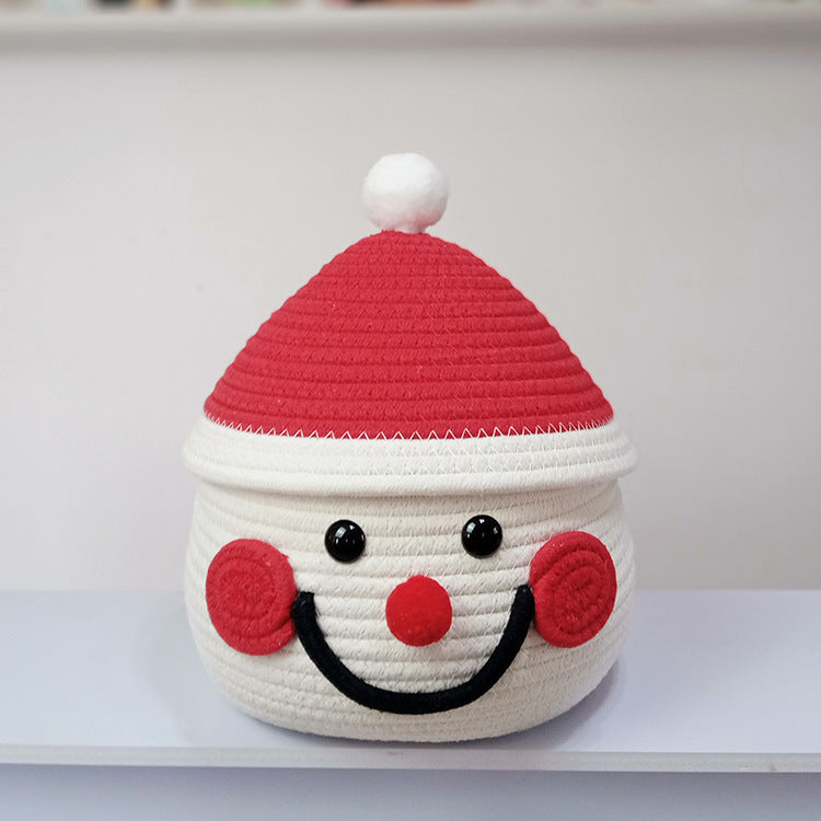 Decorative Santa Claus Basket