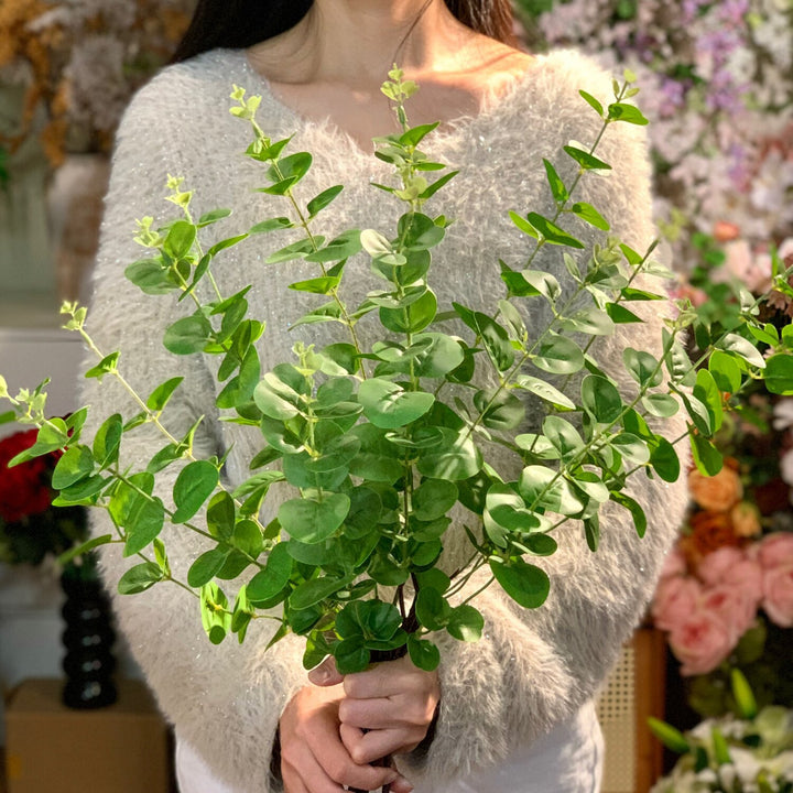 Lifelike Eucalyptus Leaf Bouquet