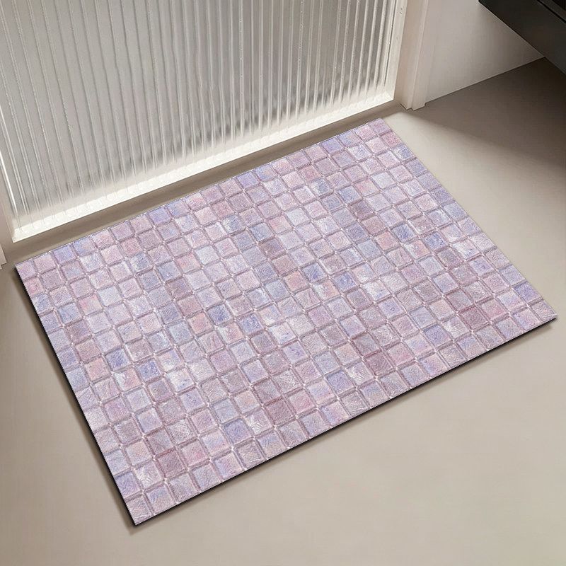 Mosaic Pattern Bath Mat
