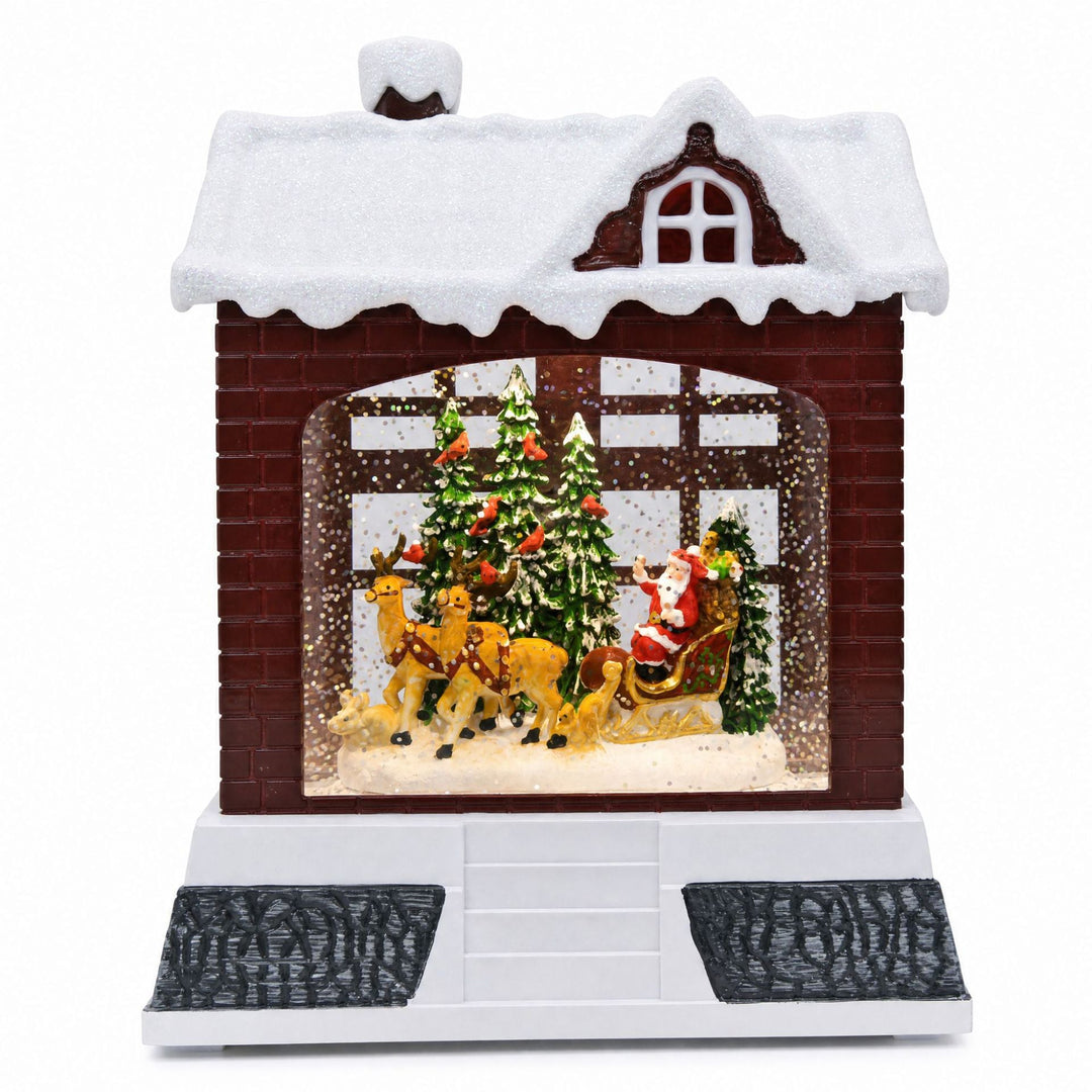 Decorative Christmas lantern with lights