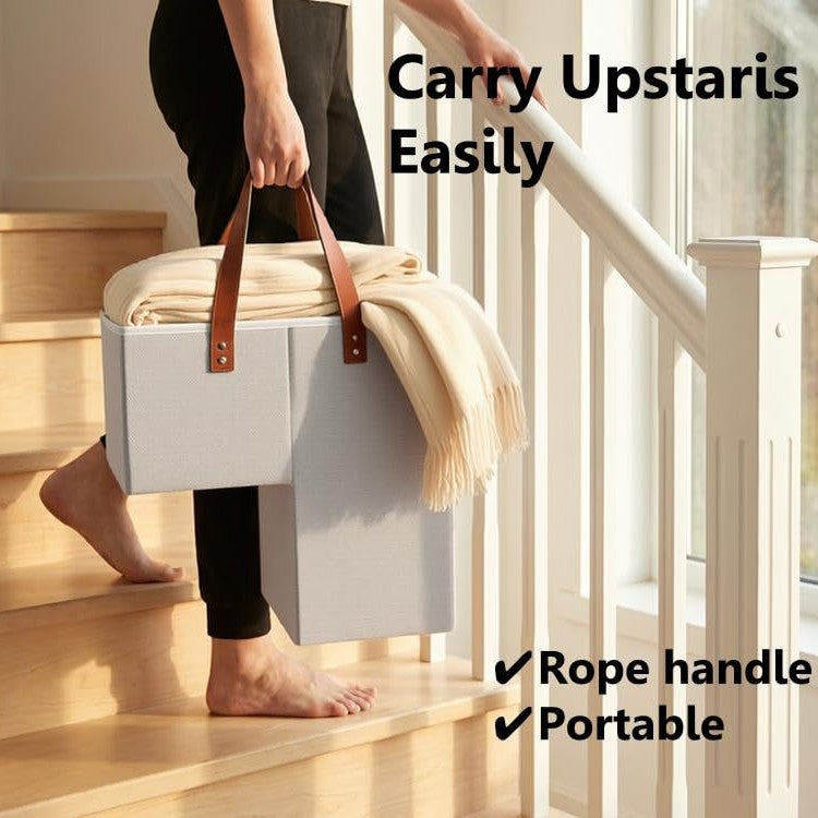 Practical storage bag with rope handles