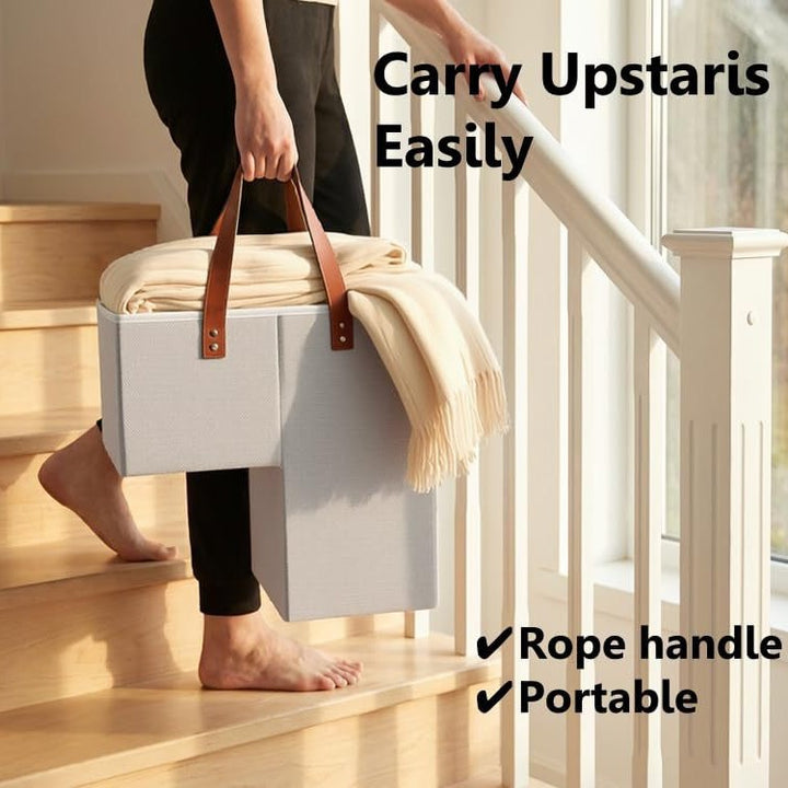 Practical storage bag with rope handles