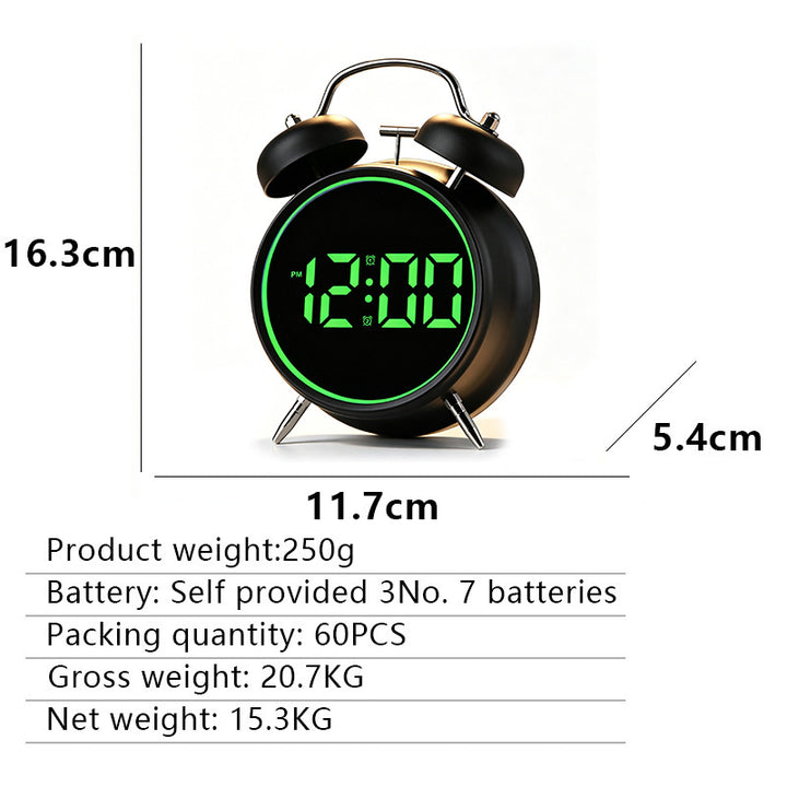 Digital Radio Alarm Clock in Modern Design
