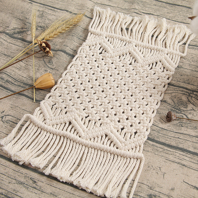 Bohemian Woven Macrame Table Runner