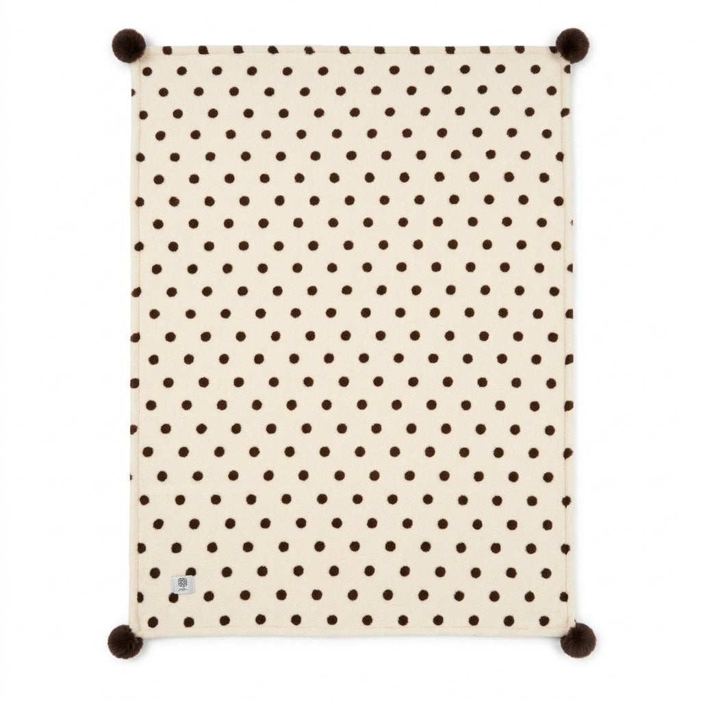 Ultra-Soft Polka Dot Fleece Blanket