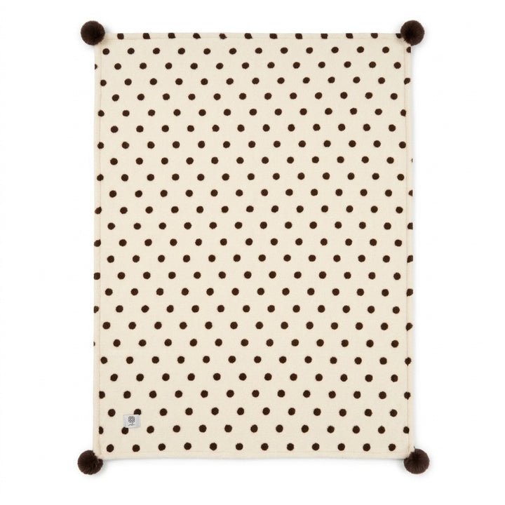 Ultra-Soft Polka Dot Fleece Blanket