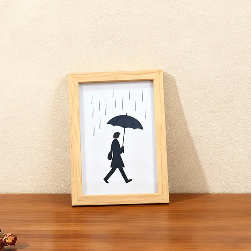 Minimalist Umbrella Wall Art Frame