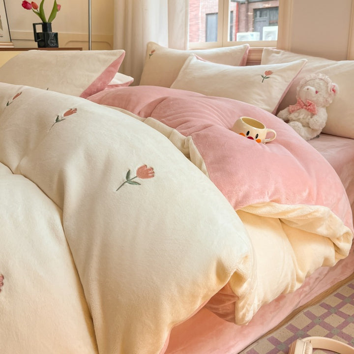 Luxurious Plush Duvet Set