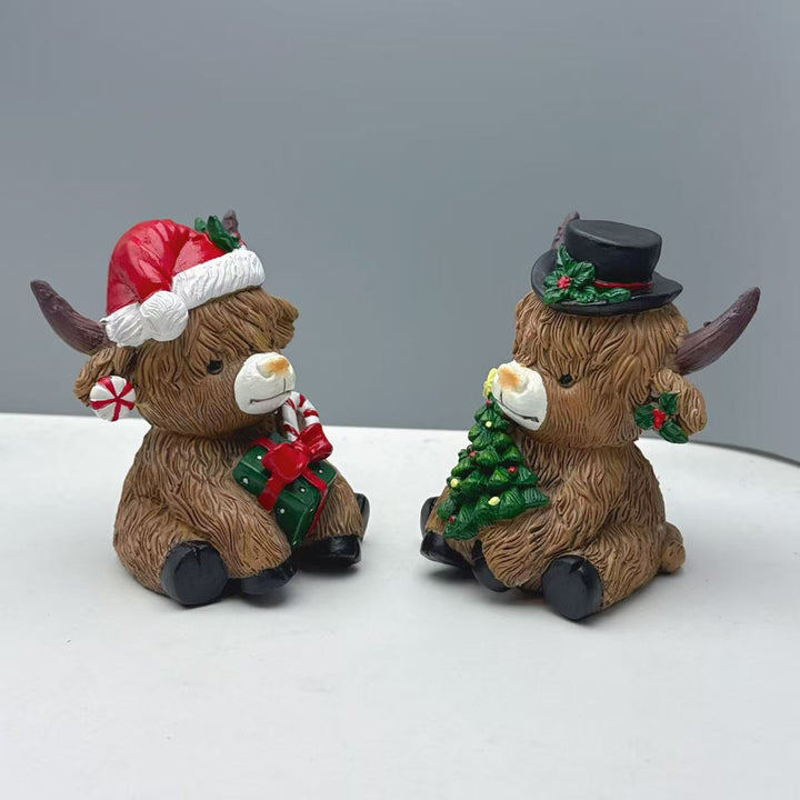 Decorative Highland Cow Figurine