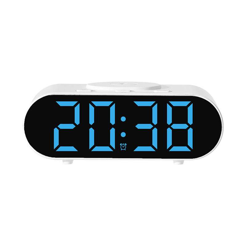 Digital FM clock radio with large LED display