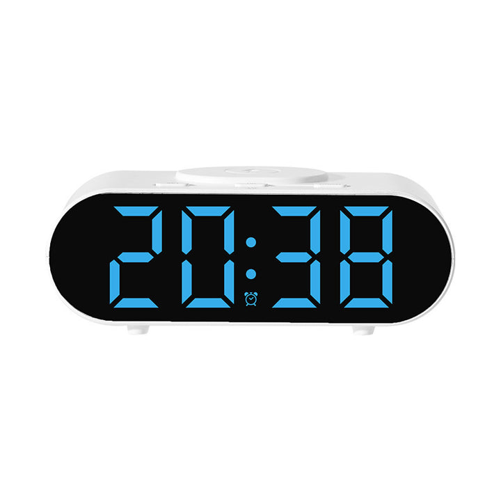 Digital FM clock radio with large LED display