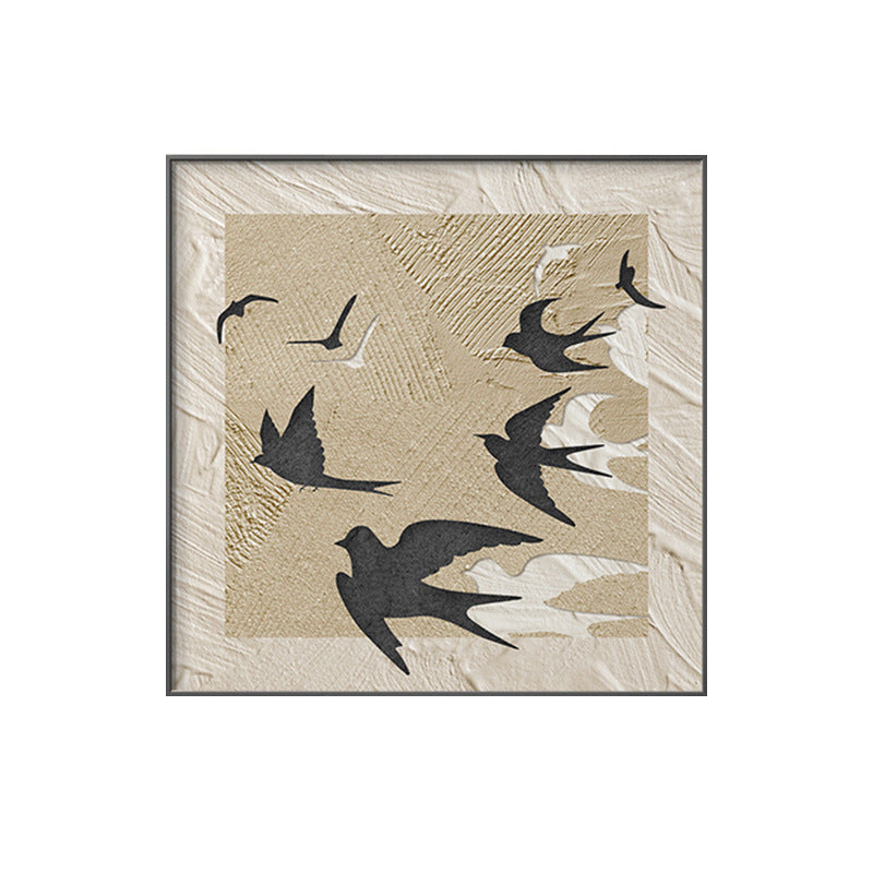 Abstract Line Art Framed Wall Decor