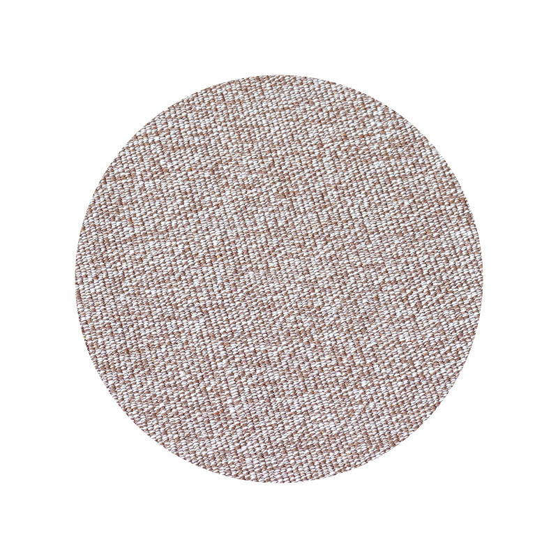 Round woven fabric sample for upholstery and furniture covering fabric