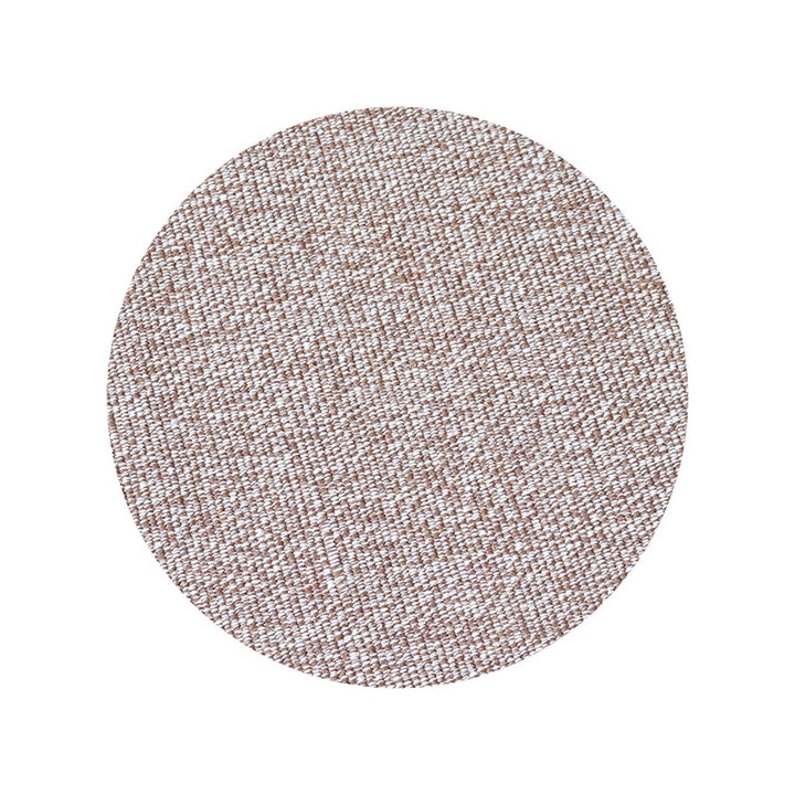 Round woven fabric sample for upholstery and furniture covering fabric