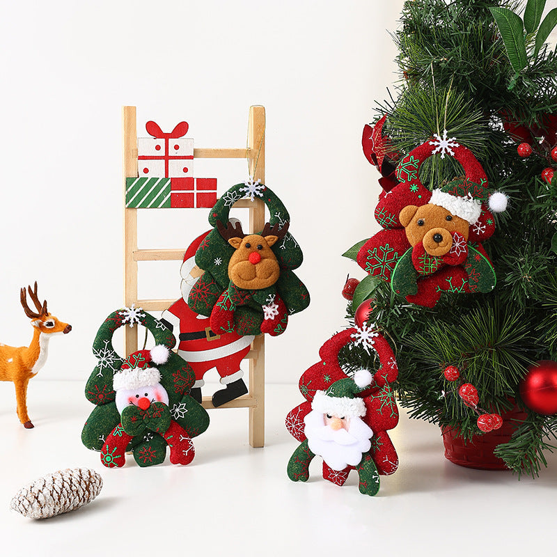 Christmas tree ornament in reindeer design