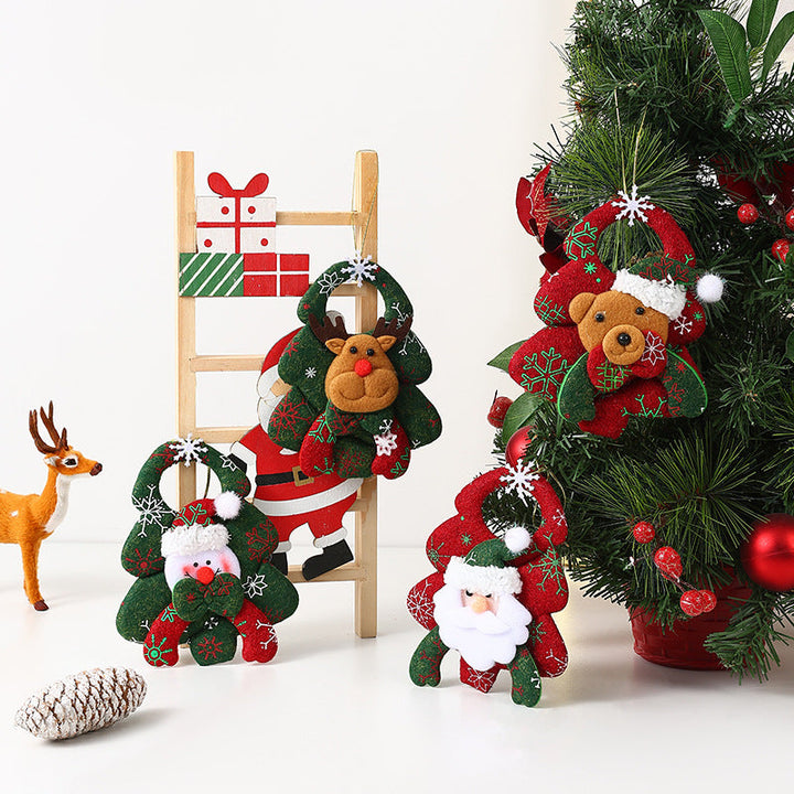 Christmas tree ornament in reindeer design