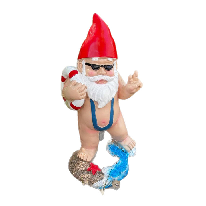 Whimsical Beach Gnome Figurine