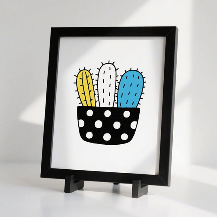 Decorative Cactus Art Print Frame