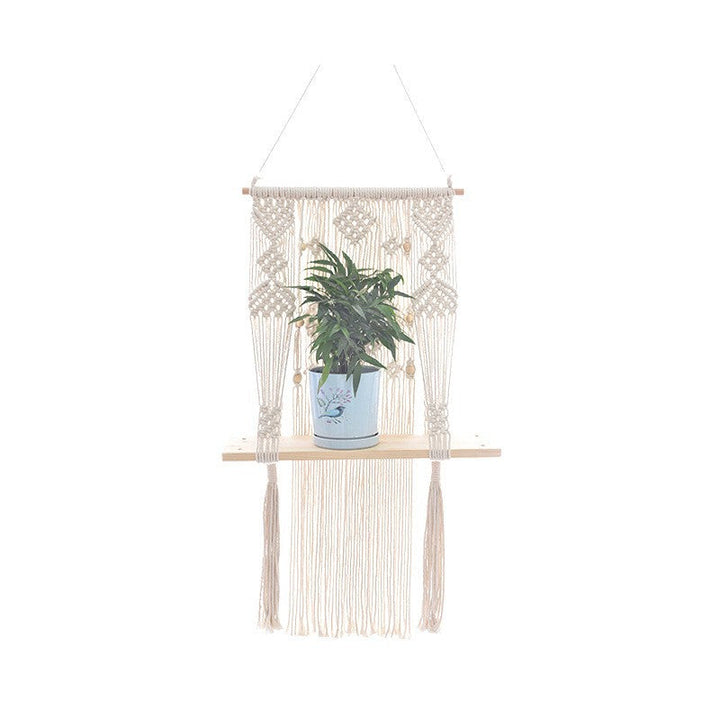Macrame Plant Shelf