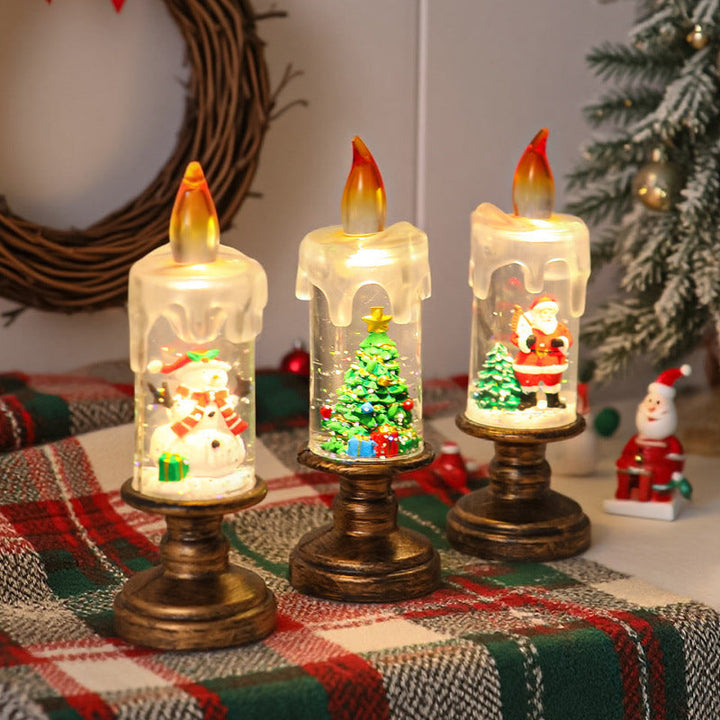 Nostalgic LED Christmas candle decoration