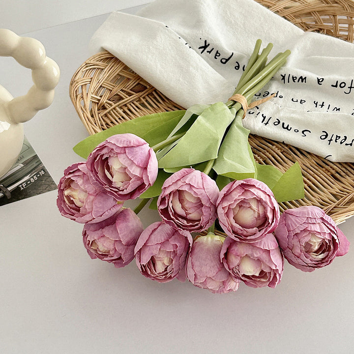 Elegant Faux Tulip Bouquet