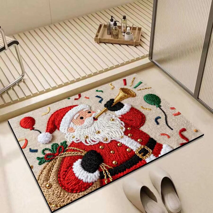 Christmas-Themed Entrance Mat