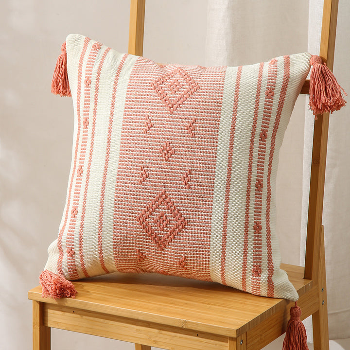 Decorative Geometric Pattern Cushion