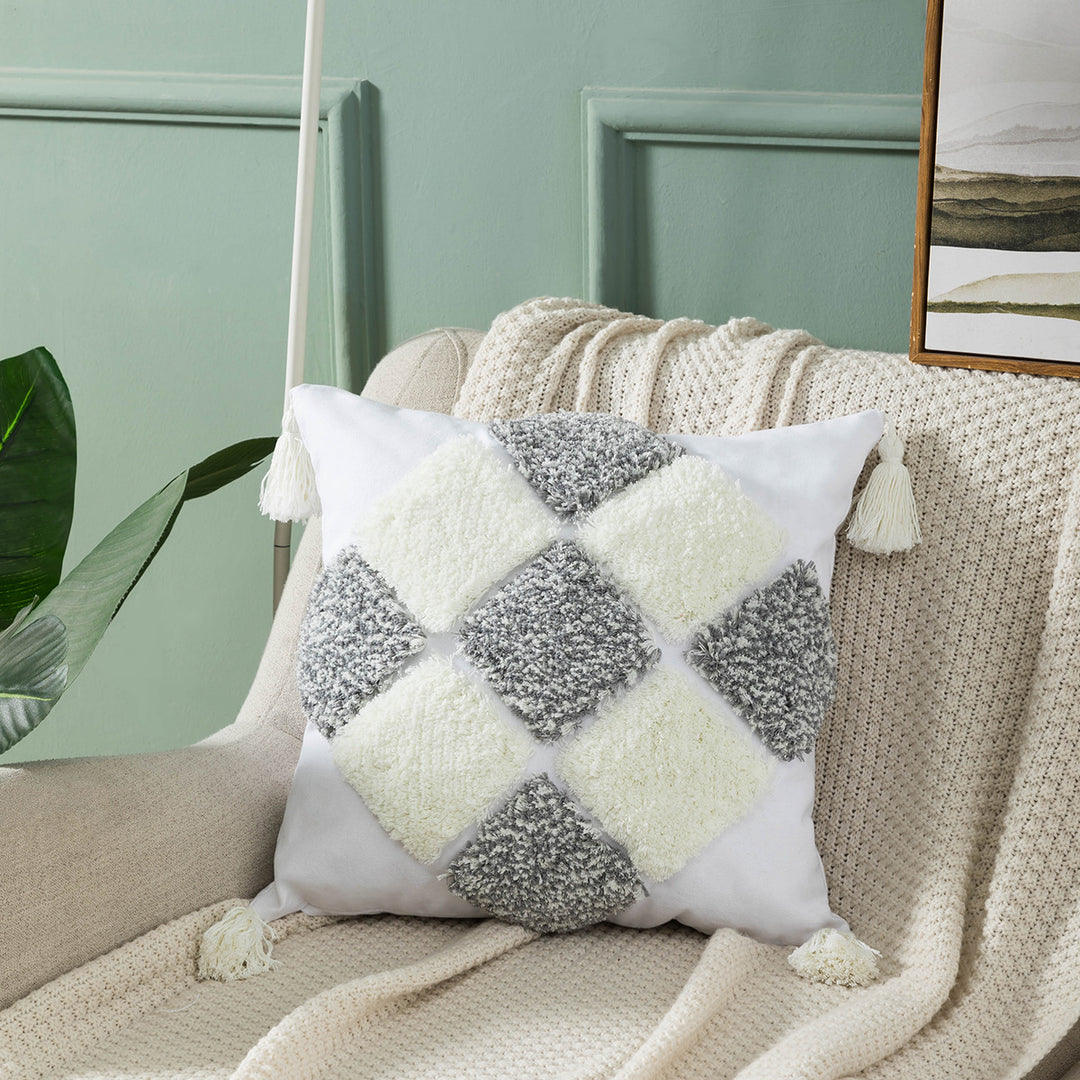 Textured Decorative Accent Throw Pillow