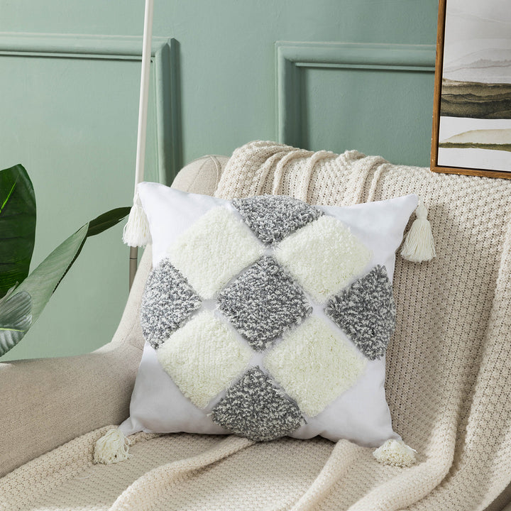 Textured Decorative Accent Throw Pillow